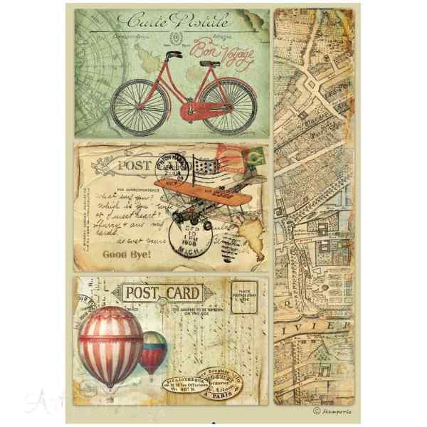 БУМАГА РИСОВАЯ STAMPERIA "Around the World" А4 