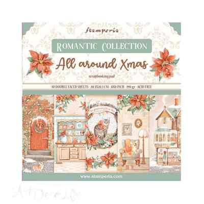 НАБОР БУМАГИ ДЛЯ СКРАПБУКИНГА "ALL AROUND XMAS" 30*30см.