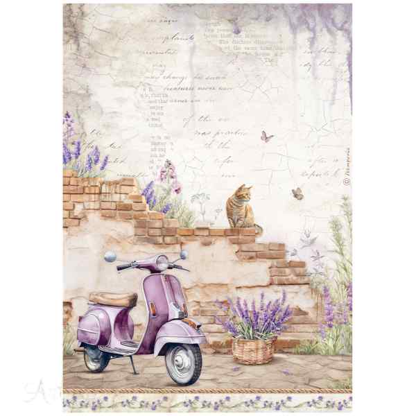 БУМАГА РИСОВАЯ STAMPERIA "LAVENDER 1 " А4 