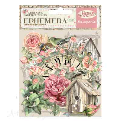 ПРЕДЗАКАЗ Набор высечки-чипборды Ephemera "HAUSE OF ROSES"       
