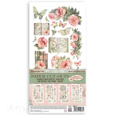ПРЕДЗАКАЗ Набор бумаги для вырезания "HAUSE OF ROSES" 15*30см.      