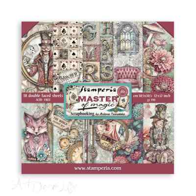 ПРЕДЗАКАЗ НАБОР БУМАГИ ДЛЯ СКРАПБУКИНГА "MASTER OF MAGIC" 30*30см.           