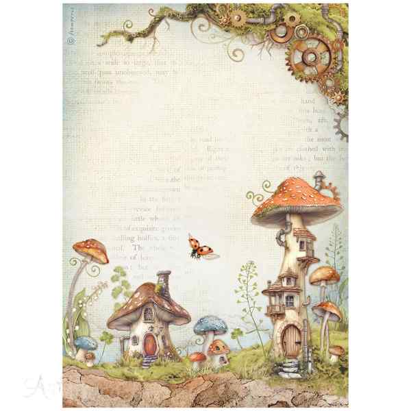 ПРЕДЗАКАЗ БУМАГА РИСОВАЯ STAMPERIA "HIDDEN GROVE" А4   