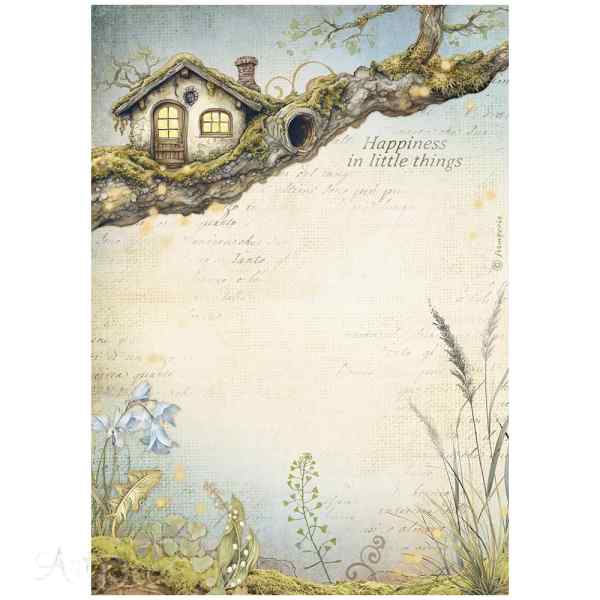 ПРЕДЗАКАЗ БУМАГА РИСОВАЯ STAMPERIA "HIDDEN GROVE" А4   