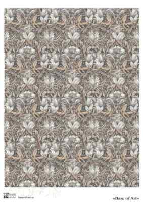 Карта для декупажа А4 MORRIS PATTERN 16