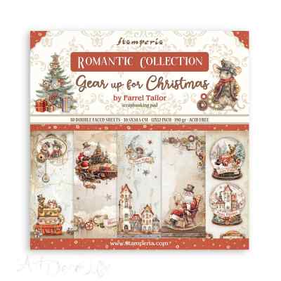 НАБОР БУМАГИ ДЛЯ СКРАПБУКИНГА "Gear Up For Christmas" 30*30см. сюжет