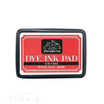 Чернильная подушечка Stamperia DYE INK PAD WARM RED