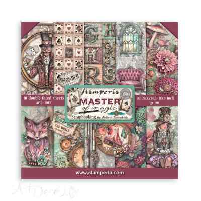 ПРЕДЗАКАЗ НАБОР БУМАГИ ДЛЯ СКРАПБУКИНГА "MASTER OF MAGIC" 20*20см.       