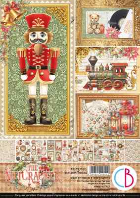 Набор скрапбумаги "THE NUTCRACKER", 10 листов, 20.см х 30см.   