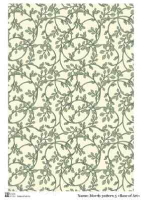 Карта для декупажа А4 MORRIS PATTERN 5