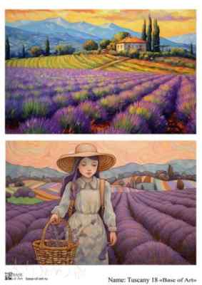Карта для декупажа А4 TUSCANY  18