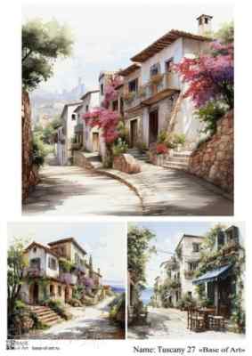 Карта для декупажа А4 Tuscany 27