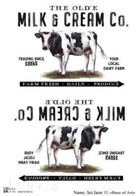 Карта для декупажа А3 SET FARM 11