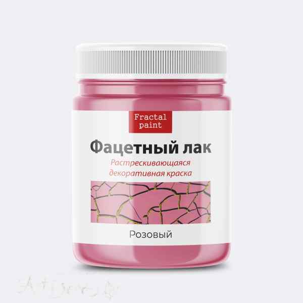 Фацетный лак «Розовый» 50мл.