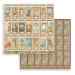 НАБОР БУМАГИ ДЛЯ СКРАПБУКИНГА "FORTUNE " 20*20см.         