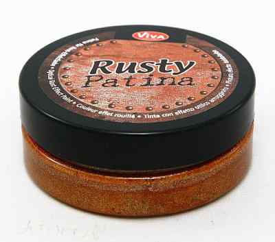 Краска с эффектом патины Viva-Rusty Patina, цвет 903 оранж, 50 мл
