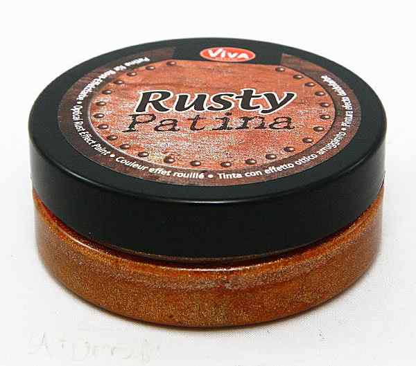 Краска с эффектом патины Viva-Rusty Patina, цвет 903 оранж, 50 мл