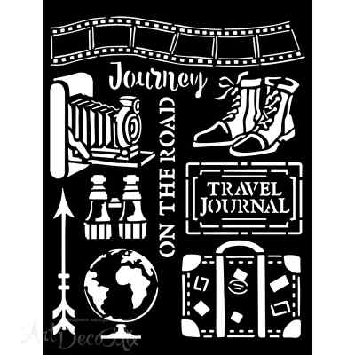 ТРАФАРЕТ "OUR WAY JOURNEY ELEMENTS" 3D ЭФФЕКТ