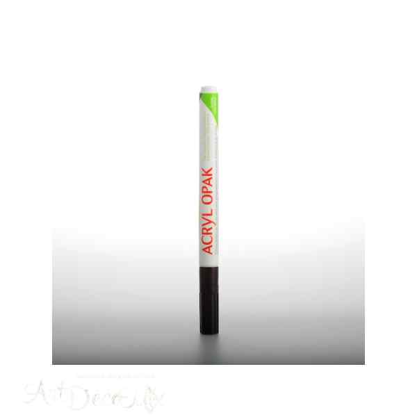 Акриловый маркер Черый DARWI Acryl Opak 1мм