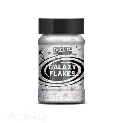 ХЛОПЬЯ GALAXY FLAKES ЮПИТЕР БЕЛЫЙ радужный цвет