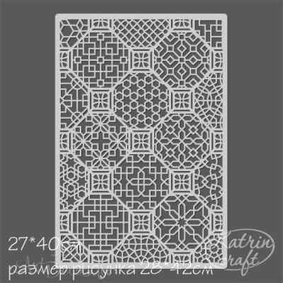 Трафарет "Плитки фоновый №2" 27х40см