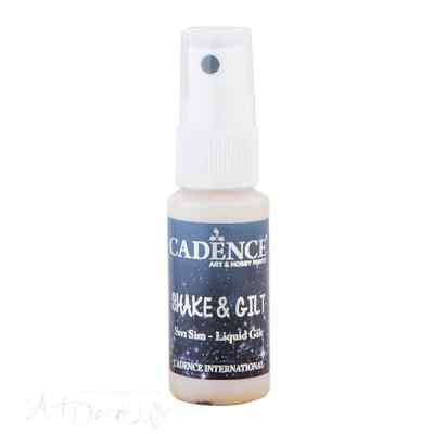 Краска с блестками Cadence Shake&Gilt, 25 мл. Золото
