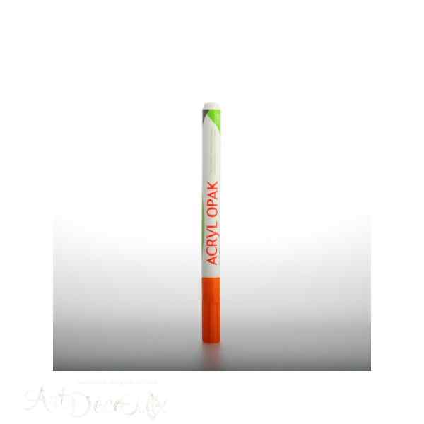 Акриловый маркер Оранжевый DARWI Acryl Opak 1мм