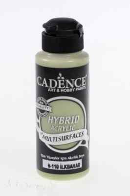 Краска универсальная акриловая Hybrid Acrylic 70 мл, цвет 110 Весенний зеленый