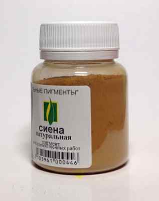Пигмент Сиена натуральная 50 гр