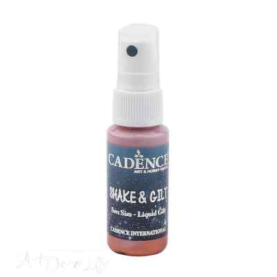 Краска с блестками Cadence Shake&Gilt, 25 мл. Бронза