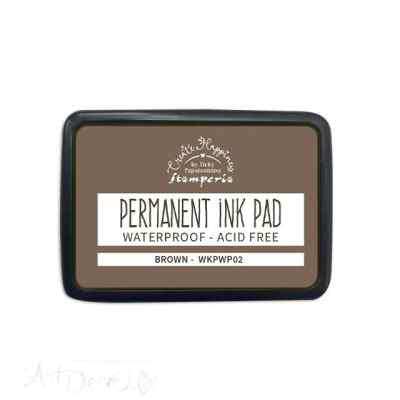 Чернильная подушечка Stamperia PERMANENT INK PAD Brown