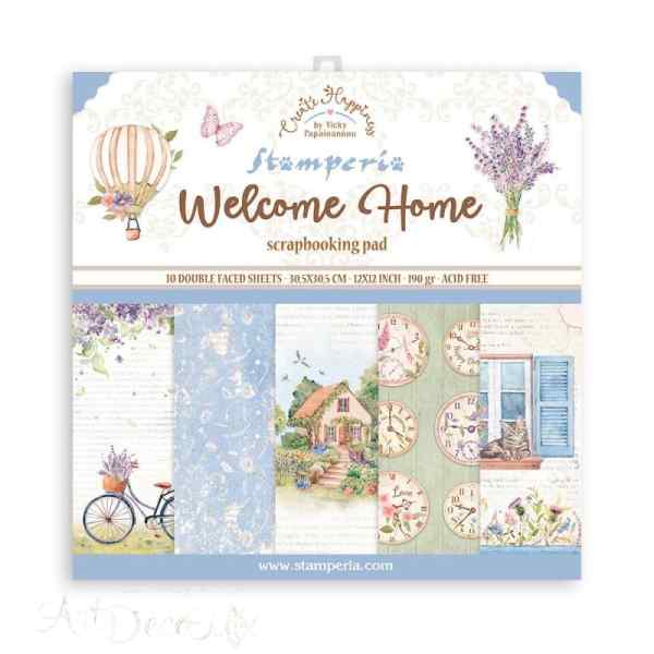 НАБОР БУМАГИ ДЛЯ СКРАПБУКИНГА "Welcome Home" 30*30см.   