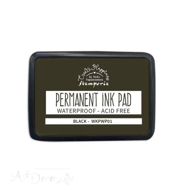 Чернильная подушечка Stamperia PERMANENT INK PAD Black