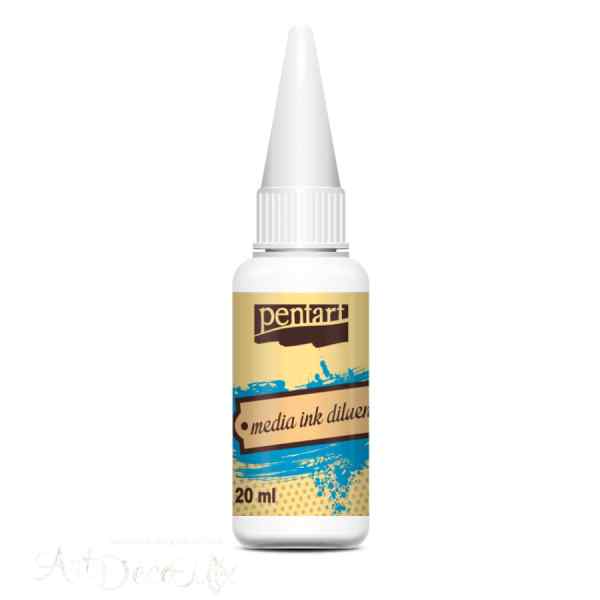 Чернила алкогольные Pentart Media Ink 20 мл прозрачный