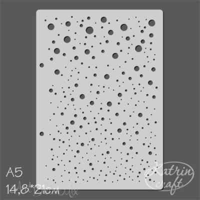 Трафарет "Снегопад" 14,8х21см